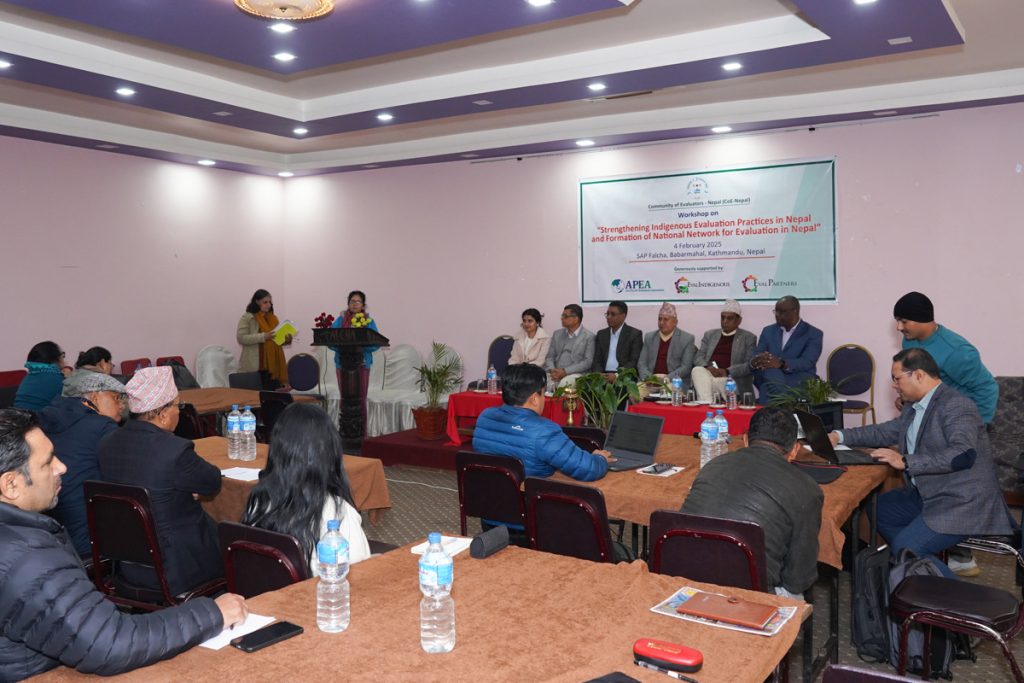 Workshop on Strengthening Indigenous Evaluation Practices in Nepal and ...
