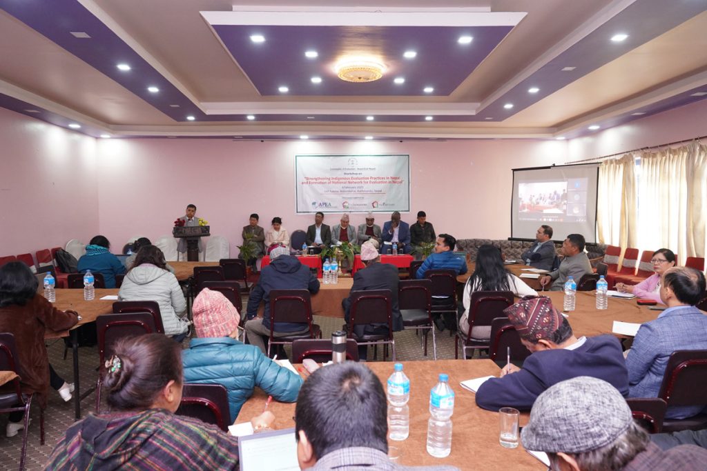 Workshop on Strengthening Indigenous Evaluation Practices in Nepal and ...